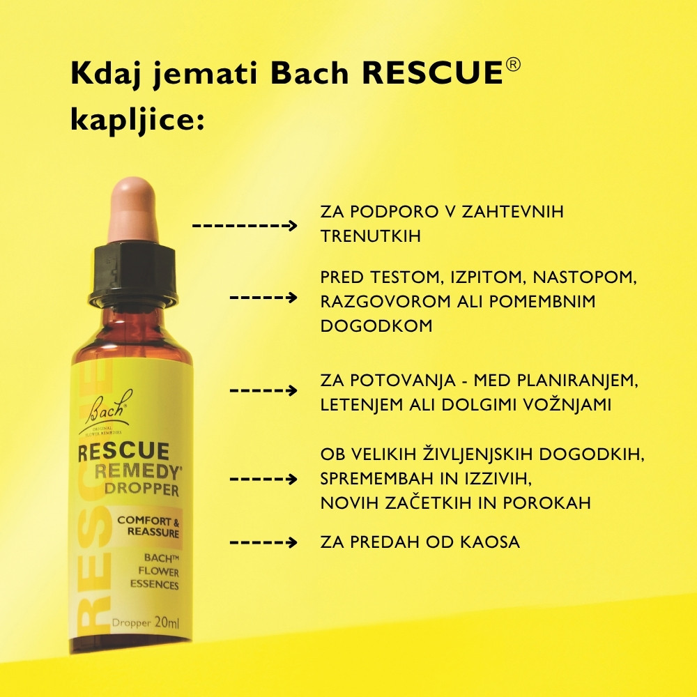 Bach RESCUE® kapljice, 10 ml - slika 2