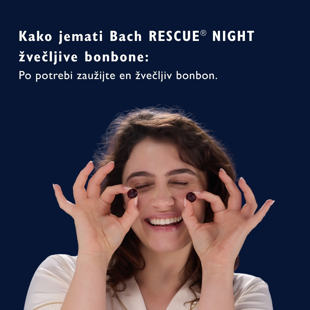 Bach RESCUE® NIGHT žvečljivi bonboni - slika 3