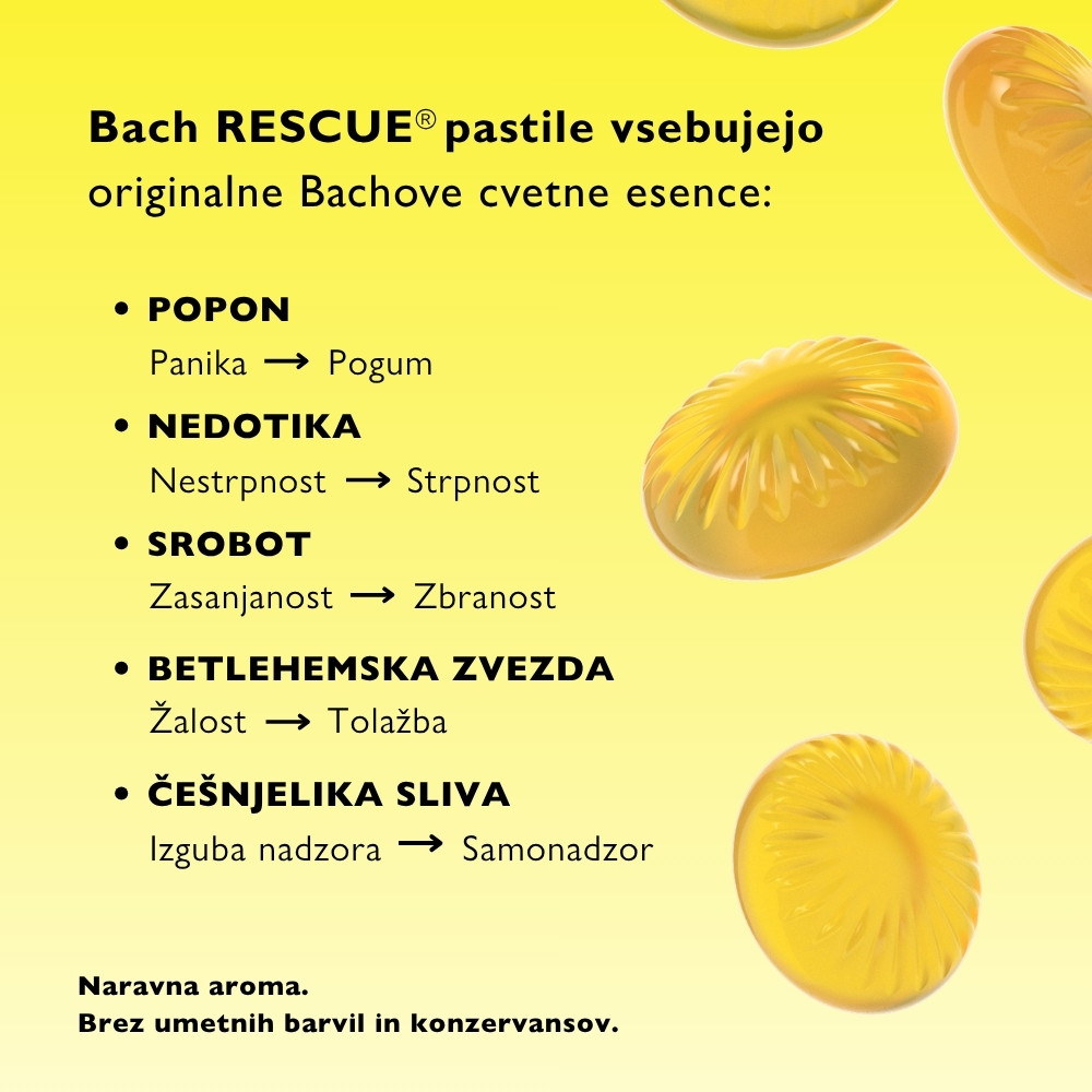 Bach RESCUE® pastile (limona) - slika 4