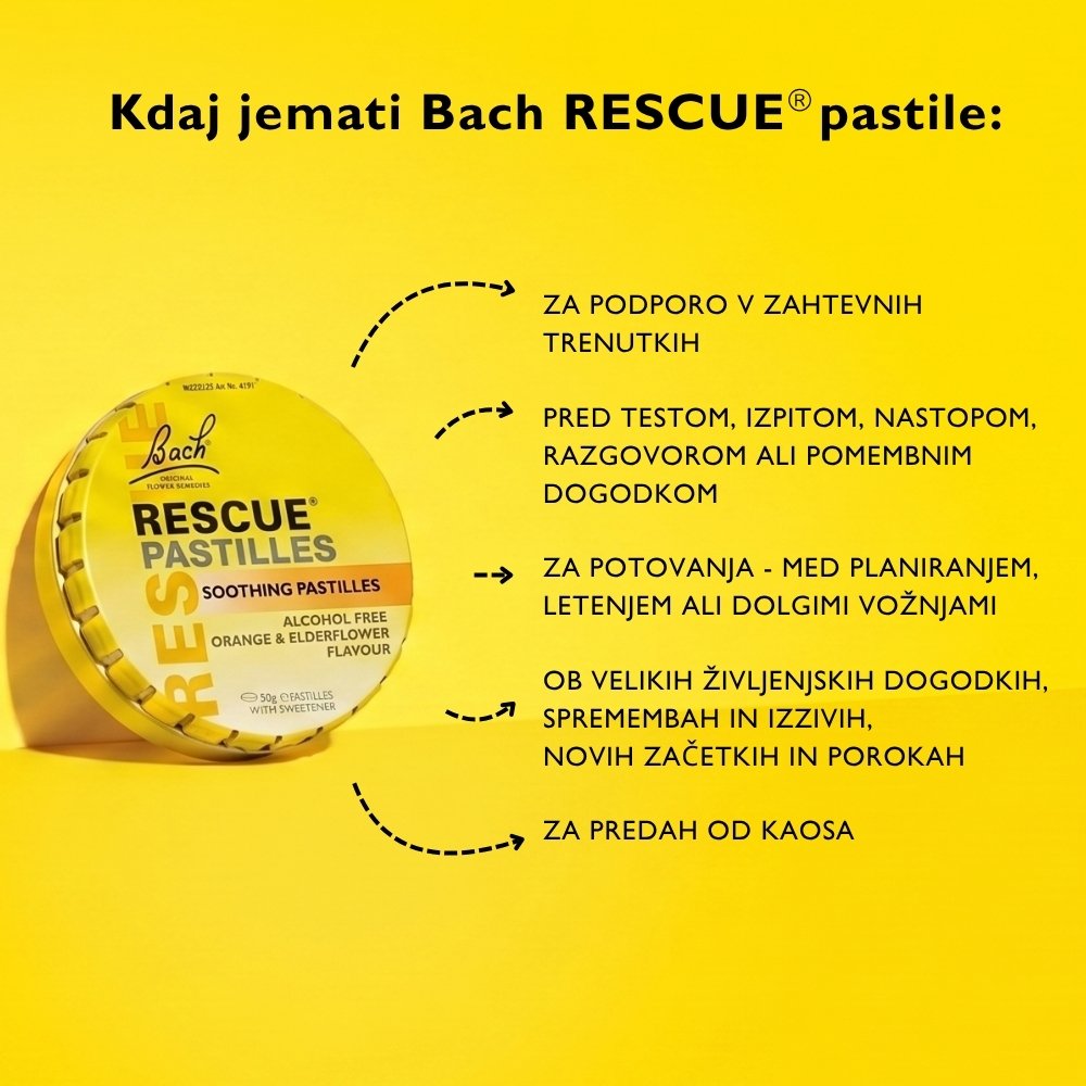 Bach RESCUE® pastile (pomaranča-bezeg) - slika 2