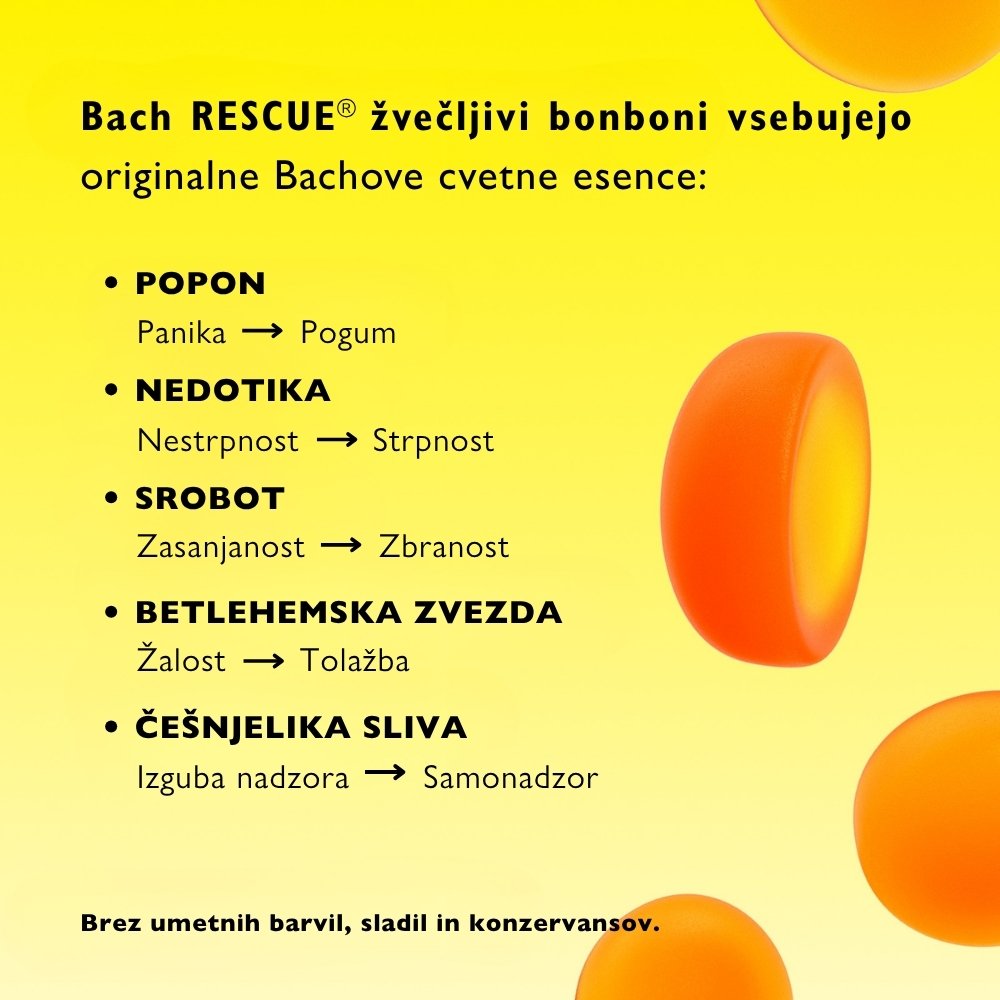 Bach RESCUE® žvečljivi bonboni - slika 4