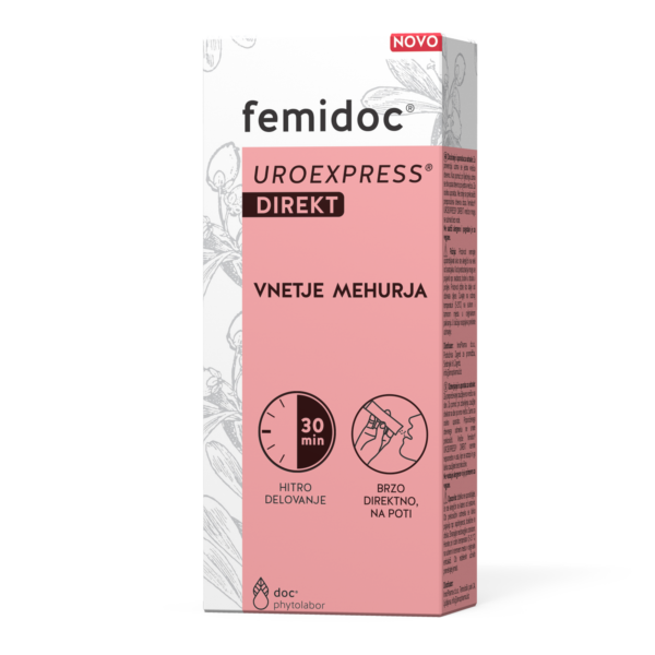 femidoc® DIREKT® - vnetje mehurja,  jemanje brez vode