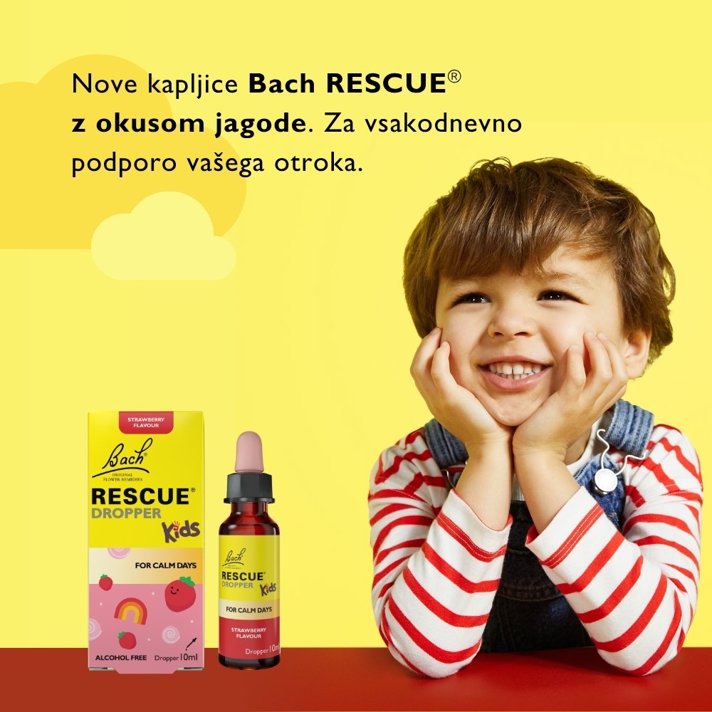 Bach RESCUE® KIDS, Kapljice za otroke, okus jagoda - slika 3